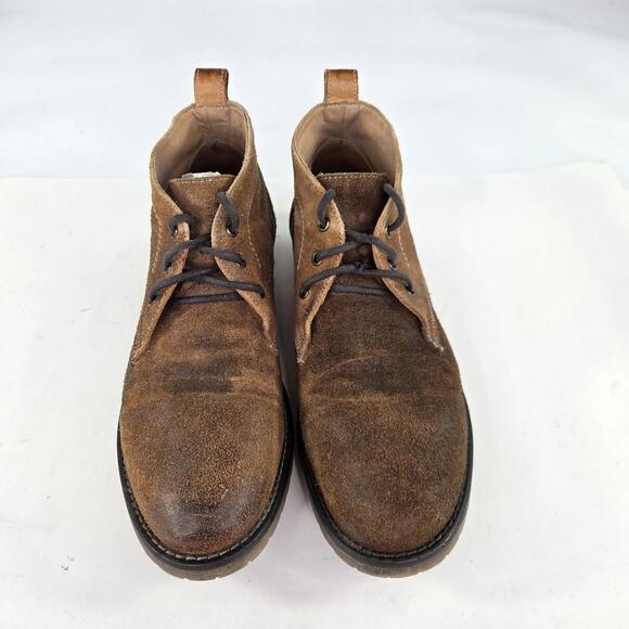 Bed Stu Rayburn Men's Rustic Suede Leather Ankle Boot US 9.5 Brown Chukka Boots - Picture 3 of 9